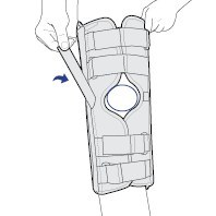 تصویر زانوبند ایموبلایزر و ثابت کننده زانو پاک سمن کد 086 سایز Paksaman Knee Imobiliazer Code 086 size