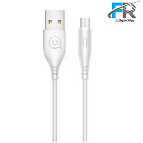 تصویر کابل میکرو یو اس بی USAMS US-SJ268 U18 1m USAMS US-SJ268 U18 round MicroUSB 1M cable