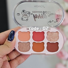 تصویر پلت سایه ۶ رنگ - کد ۰۳ 