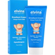 تصویر کرم امولیانت اتوپیک الوینا Elvina Emollient Cream 100 Ml