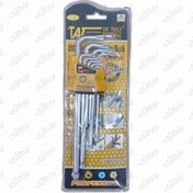 تصویر آچار آلن کارتی ستاره ای بلند تات 