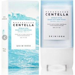 تصویر ضد آفتاب استیکی سنتلا SPF50 مناسب انواع پوست 20 میل غیراصل Centella Hyalu Cica Water Fit Sun Stick Spf 50 20 ml