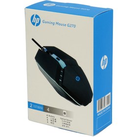 تصویر ماوس گیم سیم دار HP مدل G270 ا HP G270 Gaming Mouse HP G270 Gaming Mouse