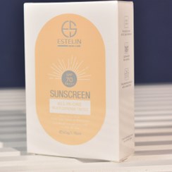 تصویر ضدآفتاب استلین SPF70 – 50 گرم | محافظت قوی و روشن‌کننده پوست estelinSunscreen SPF70 – 50g | High Protection & Brightening