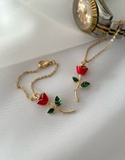 تصویر آویز ساعت گل رز ysx 