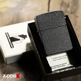 تصویر فندک اورجینال بنزینی زیپو مدل Zippo 1941 BLACK CRACKLE Zippo 1941 BLACK CRACKLE