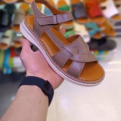 تصویر صندل زنانه تمام چرم طبیعی فوق العاده طبی کد839 