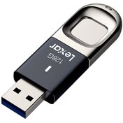 تصویر فلش مموری لکسار مدل Jumpdrive Fingerprint F35 ظرفیت 128 گیگابایت Jumpdrive Fingerprint F35 128GB USB 3.0 Flash Memory