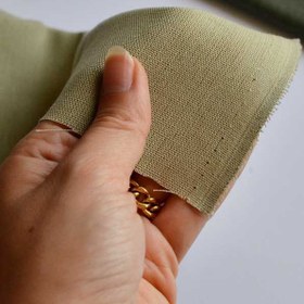 تصویر پارچه لینن نخ (طیف سبز) 