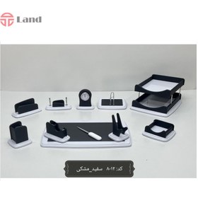 تصویر ست رومیزی مدیریتی وکیوم بدون پایه 12 تکه مدل 8012 12-piece vacuum management desktop set without a base