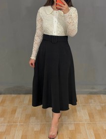 تصویر دامن مجلسی کد ۸۲۰۱ - سایز 