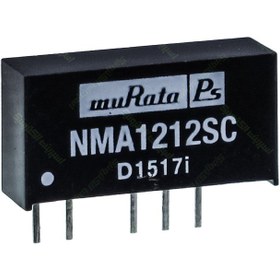 تصویر مبدل ولتاژ موراتا 42± میلی آمپر MURATA NMA1212SC DC/DC IN:12V OUT:±12V 