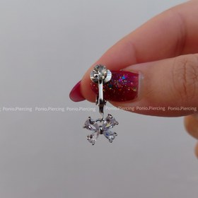 تصویر پیرسینگ ناف فیک 