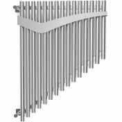 تصویر رادیاتور دکوراتیو مدل Pan Flute 