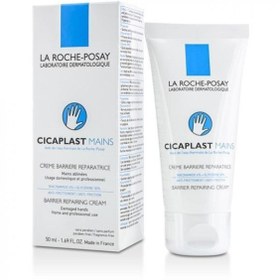 تصویر Cicaplast Mains Repairing Care Care برای دست های خشک و آسیب دیده 50.ML. مردانه | لاروش پوزای La Roche Posay Termal Suyu içerir. 