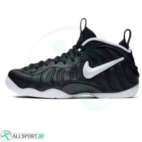 تصویر کفش بسکتبال نایک طرح اصلی Nike Air Foamposite Pro Gold Black 