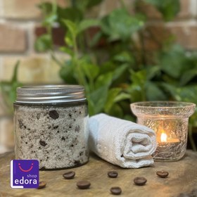 تصویر نمک حمام بدن قهوه طبیعی وزن 320 گرم LEDORA Coffee body bath salt - 320gr