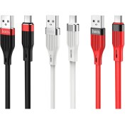 تصویر کابل شارژ هوکو مدل U72 با سری میکرو HOCO U72 Forest Silicone charging cable for Micro