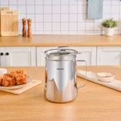 تصویر قابلمه سرخ کن استیل کاراجا Mutfaksever حجم ۲ لیتر ارسال 7 روز کاری