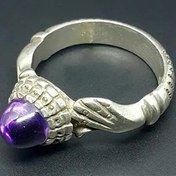 تصویر انگشتر لعل - کد 1007 