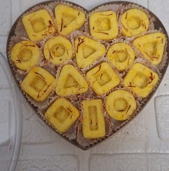 تصویر نبات دمنوشی زعفرونی اعلا 14 عددی مناسب پذیرایی و سوغاتی 