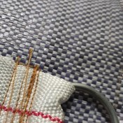 تصویر چادر گونی وانت و نیسان اندازه 3 در 3 با قلاب چادر ضد آب گونی 9 متری وانت کپی 