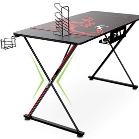 تصویر میز گیمینگ یوریکا Eureka Gaming Desk X55 