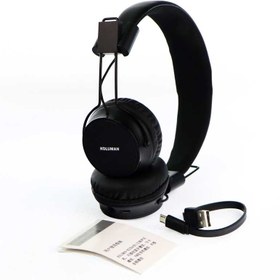 تصویر هدفون بلوتوث و رم خور Koluman مدل K2 headphone wierless koluman k2