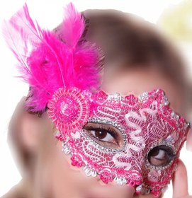 تصویر نقاب بالماسکه زنانه با رنگبندی و طرح بندی متنوع بسیار جذاب و خاص masquerade mask