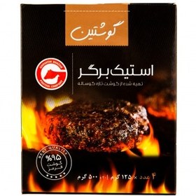 تصویر گوشتین استیک برگر 95% 