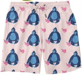 تصویر شلوارک مردانه مامی دوز طرح مانکی کد p7942 