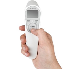 تصویر تب سنج ليزری ديجيتال 3در1 ميكرولايف Microlife NC200 3-in-1 Digital Forehead Microlife Laser Thermometer, Microlife automatic measurement