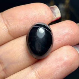 تصویر نگین سنگ اونیکس معدنی کد 60349 