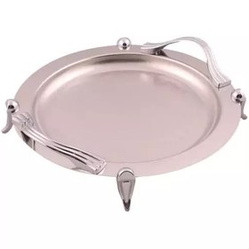 تصویر سینی پذیرایی ریور مدل ۱۴۳۷ دایره استیل 