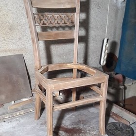 تصویر میز و صندلی نماز چوبی 