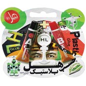 تصویر چسب دوقلوی مخصوص پلاستیک 14 گرمی هل 