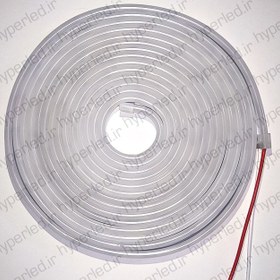 تصویر ریسه نئون فلکسی سفید 5 متر 