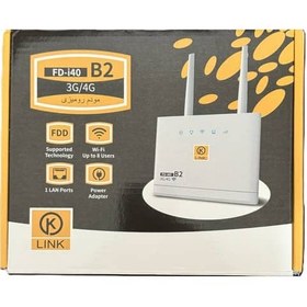 تصویر مودم 3G/4G کالینک مدل FD-I40 B2 Klink FD-I40 B2 Model 3G/4G modem