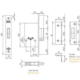 تصویر Purchase and price of Kali code 157F single tongue lock 