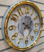 تصویر ساعت دیواری پی ام سی کد 307 سایز ۶۵ سانت دوزمانه 