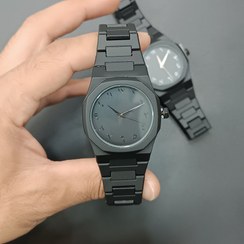 تصویر دارک واچ عدد خطی و عدد فارسی با قاب AP - مشکی با عدد فارسی مشکی 