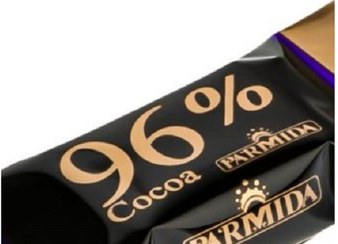 تصویر شکلات تلخ پارمیدا 96 درصد در انواع وزن 