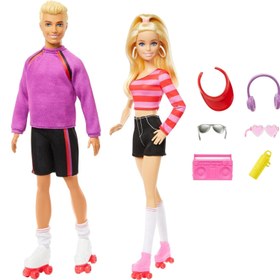 تصویر ست عروسک باربی و کن - ۲ عددی برند barbie Barbie and Ken Fashionistas - 2-Doll Set