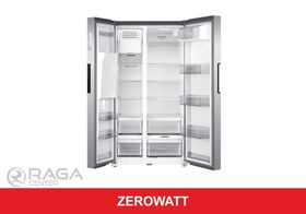 تصویر یخچال فریزر ساید بای ساید زیرووات مدل ZS 80 Refrigerator and freezer zerowatt model zs 80