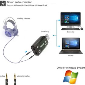 تصویر کارت صدا Royal 5.1 ا ROYAL 5.1 USB SOUND ADAPTER ROYAL 5.1 USB SOUND ADAPTER