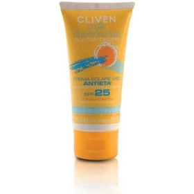 تصویر کرم ضد آفتاب و ضد چروک صورت کلیون spf25 حجم 75 میل CLIVEN Antiage Face Sun Cream SPF25