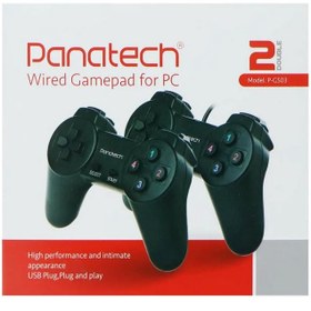 تصویر دسته بازی دوبل ساده سیمی پاناتک Panatech P-G503 Panatech P-G503