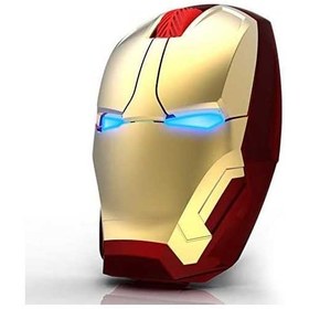 تصویر ماوس بی‌سیم ارگونومیک مدل Iron Man Cool 2.4G برند Fitzladd 