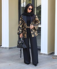 تصویر ست کت و شلوار زنانه طرح پاییز سایز ۱ و ۲ 