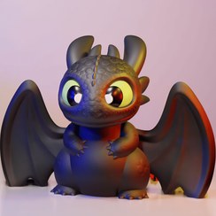 تصویر اکشن فیگور خشم شب بی دندون مدل شکمو 